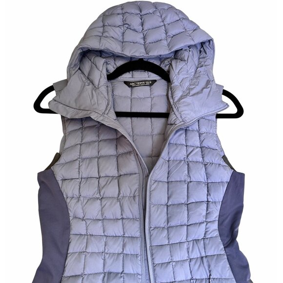 Arc’teryx Women’s Atom LT Insulated Hooded Vest Purple XS Technical Outerwear - Picture 12 of 13